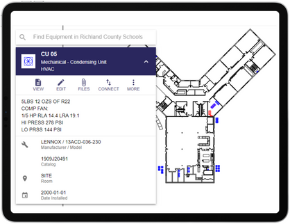 Interactive Mapping Equipment Card